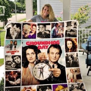 Groundhog Day Quilt Blanket 0783  Quilt